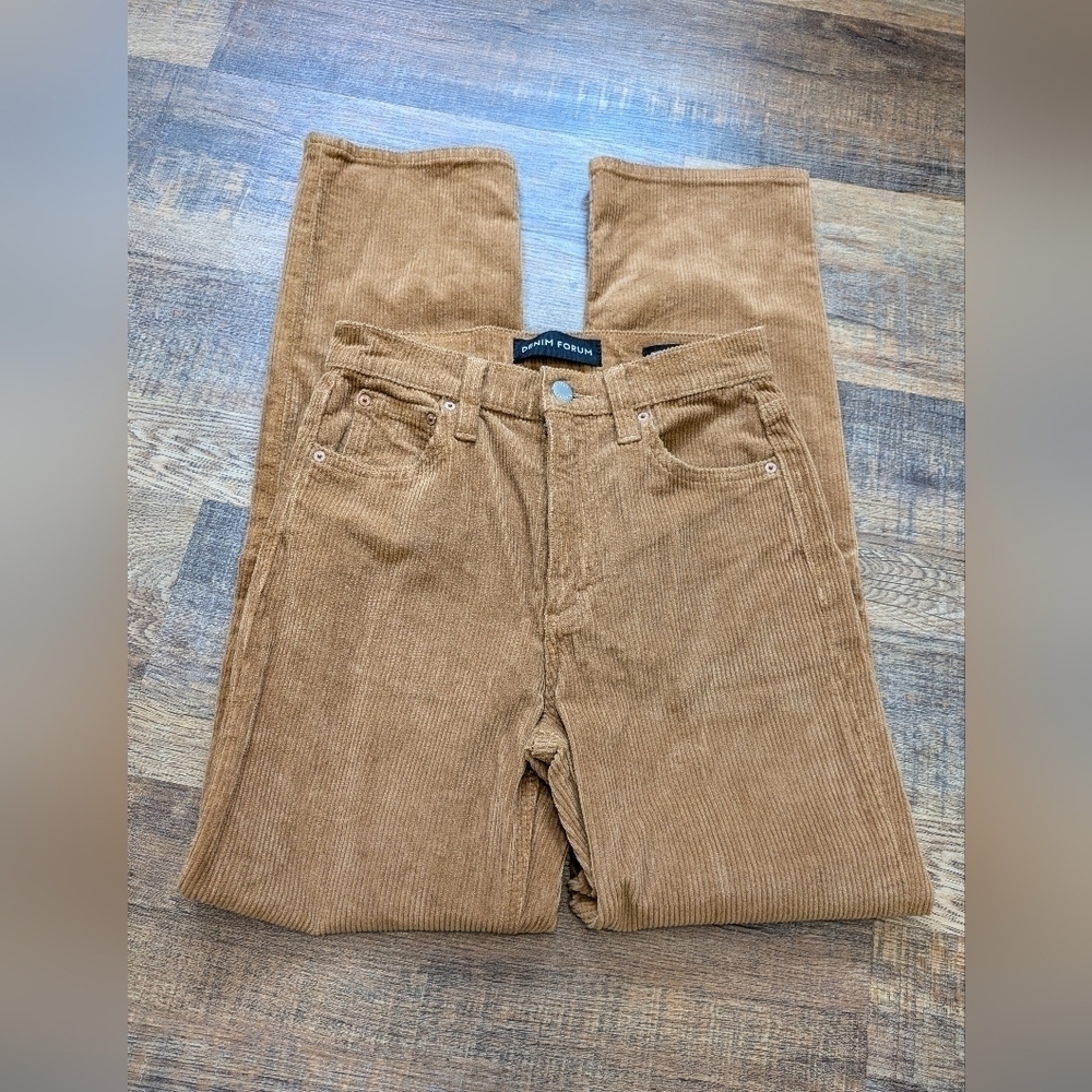 Aritzia Denim Forum The Alro High Rise Tan Corduroy Pants Women's 24